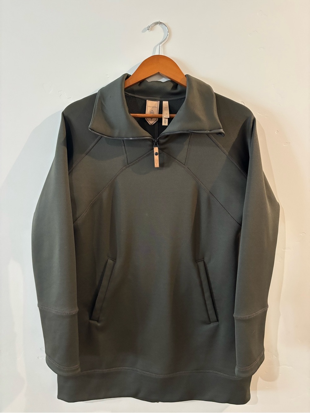 Women’s Indygena Quarter-Zip Pullover Jacket - Olive Green
